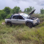 Pecuarista morre ao capotar Fiat Strada e ser arremessado na MS-436.