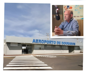 Em entrevista, Geraldo Resende revela empenho em conseguir recursos para o aeroporto de Dourados.