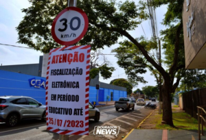 Radares passam a multar ‘apressadinhos’ a partir da próxima semana em Dourados.