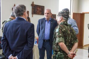 Deputado Geraldo Resende visita CMO e debate sobre obra do aeroporto de Dourados.