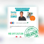 Luciano Huck dobra vaquinha e mãe de 3 receberá quase R$ 400 mil em MS.