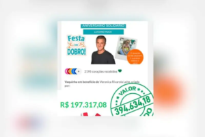 Luciano Huck dobra vaquinha e mãe de 3 receberá quase R$ 400 mil em MS.