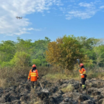 Em meio ao calorão, novos focos de incêndio acontecem no Pantanal.