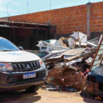 Operação apreende mais de 700 quilos de fios de cobre em ferro-velho em Campo Grande.