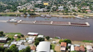 Hidrovia seca derrubou 81% das exportações de minério de Mato Grosso do Sul em 2024.