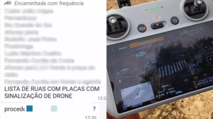 Para tentar ‘burlar’ fiscalização, motoristas divulgam lista de ruas com drones que multam em Campo Grande.